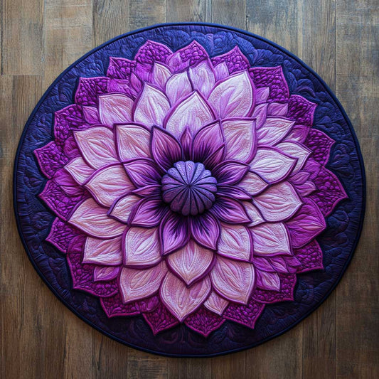 Timeless Dahlia WN2904103CL Quilted Round Mat