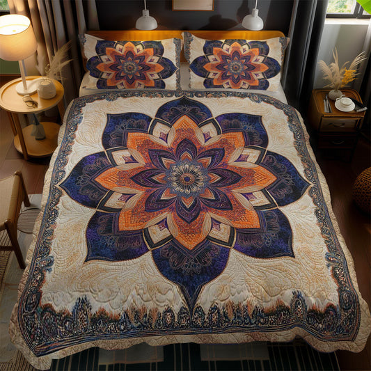 Sacred Flower Mandala WN0402087CL Duvet Cover Set