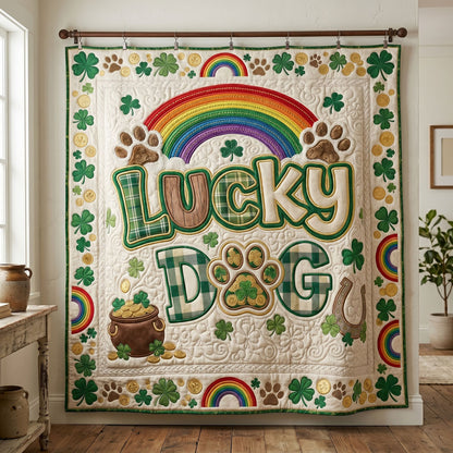 Lucky Dog Rainbow WN0705015CL Quilt