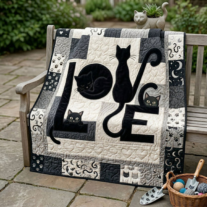 Love Cats Patch WN2705011CL Quilt
