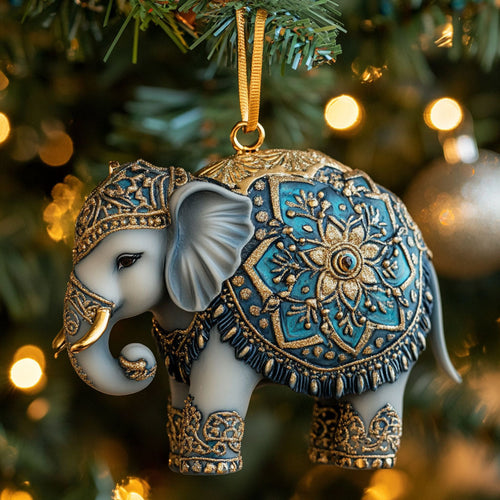 Jewel Elephant CP0412073CL Christmas Ornament