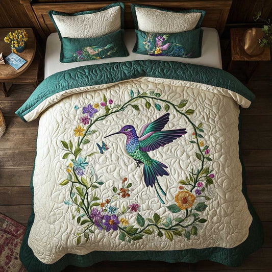 Serene Gardenia Hummingbird WP1601002CL Duvet Cover Set