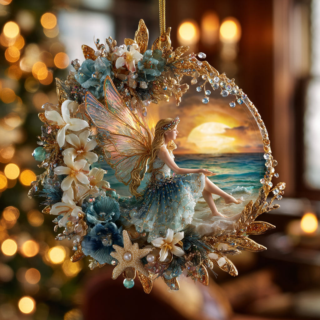 Radiant Fairy Glow CW0412067CL Christmas Ornament