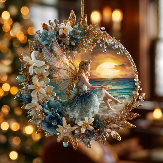 Radiant Fairy Glow CW0412067CL Christmas Ornament