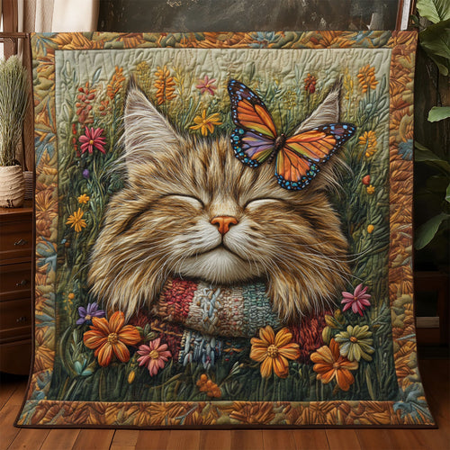 Fluttering Wing Cat WJ0901012CL Quilt