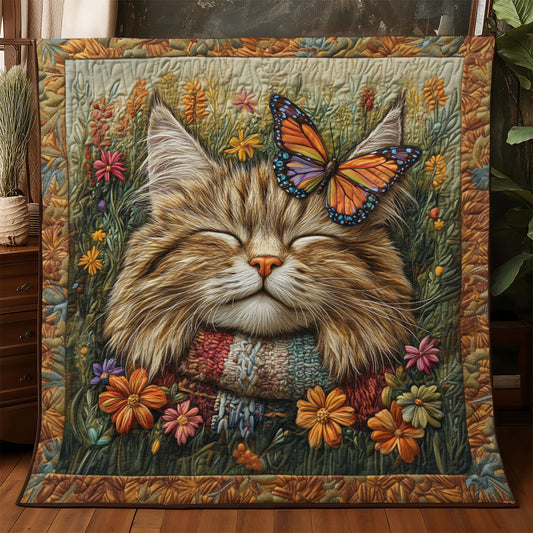 Fluttering Wing Cat WJ0901012CL Quilt