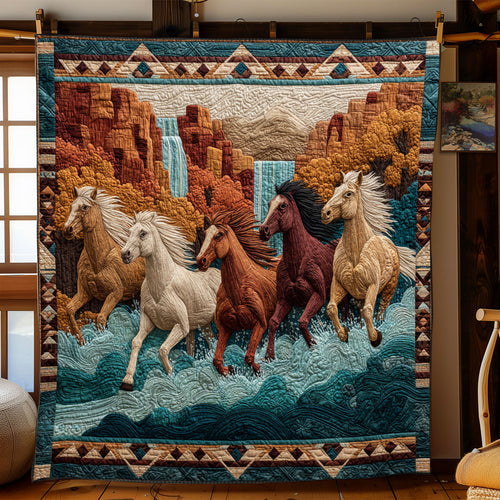 Gallop Through The Glade WJ0701057CL Quilt