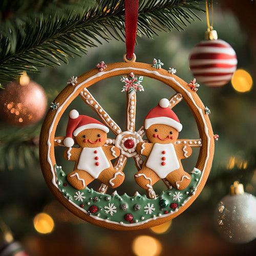 Ginger Wheel WJ0312365CL Christmas Ornament