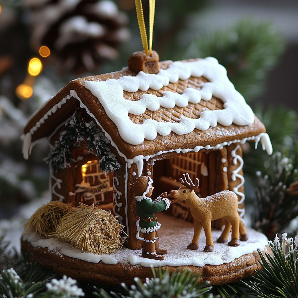 Gingerbread Farm WJ2511026CL Christmas Ornament