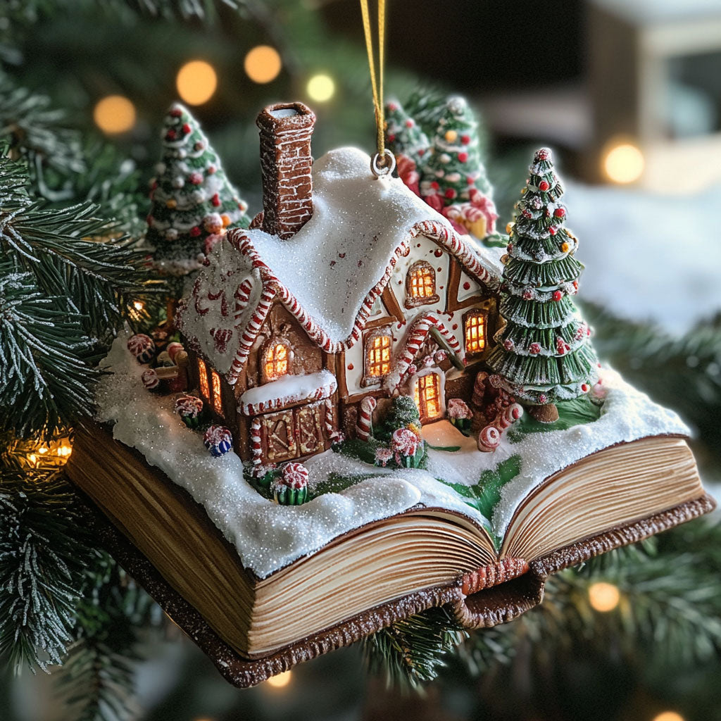 Gingerbread Pages WJ2511104CL Christmas Ornament