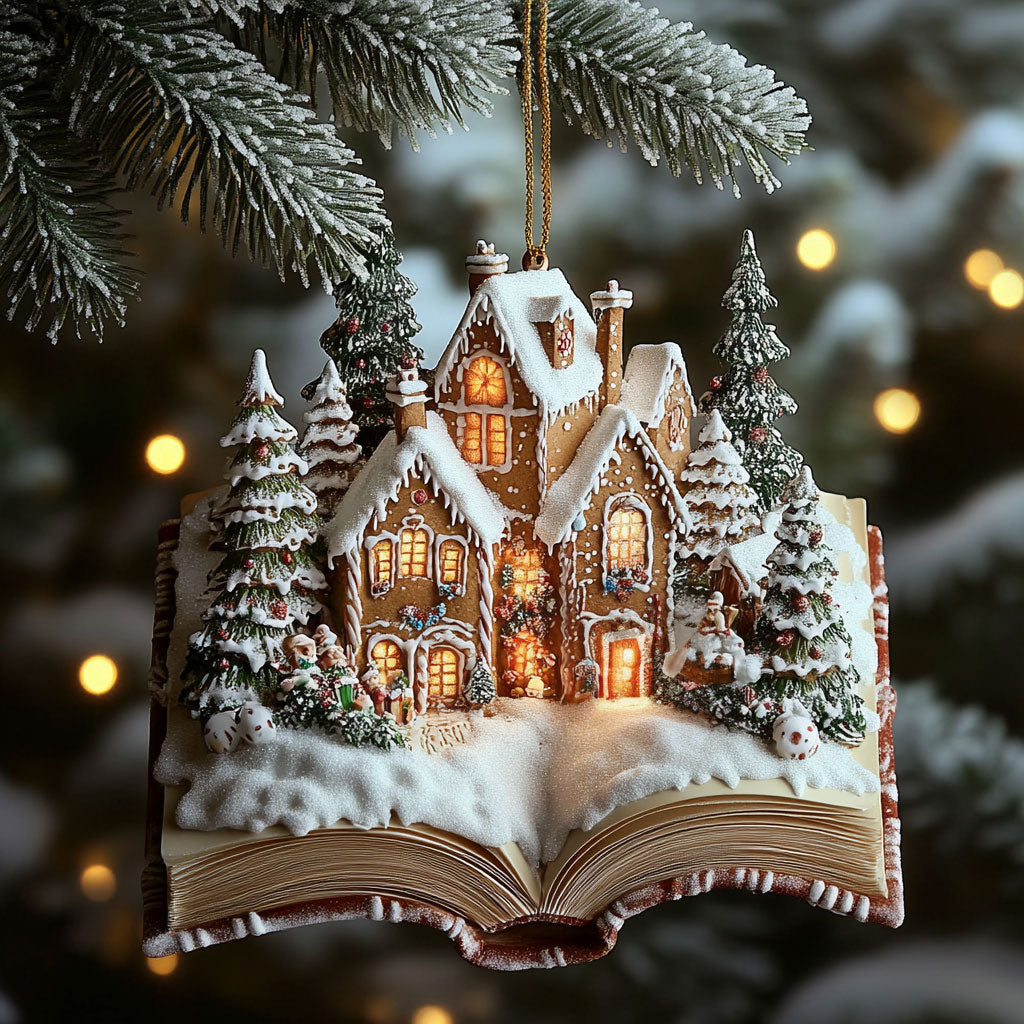 Gingerbread Story WJ2511105CL Christmas Ornament