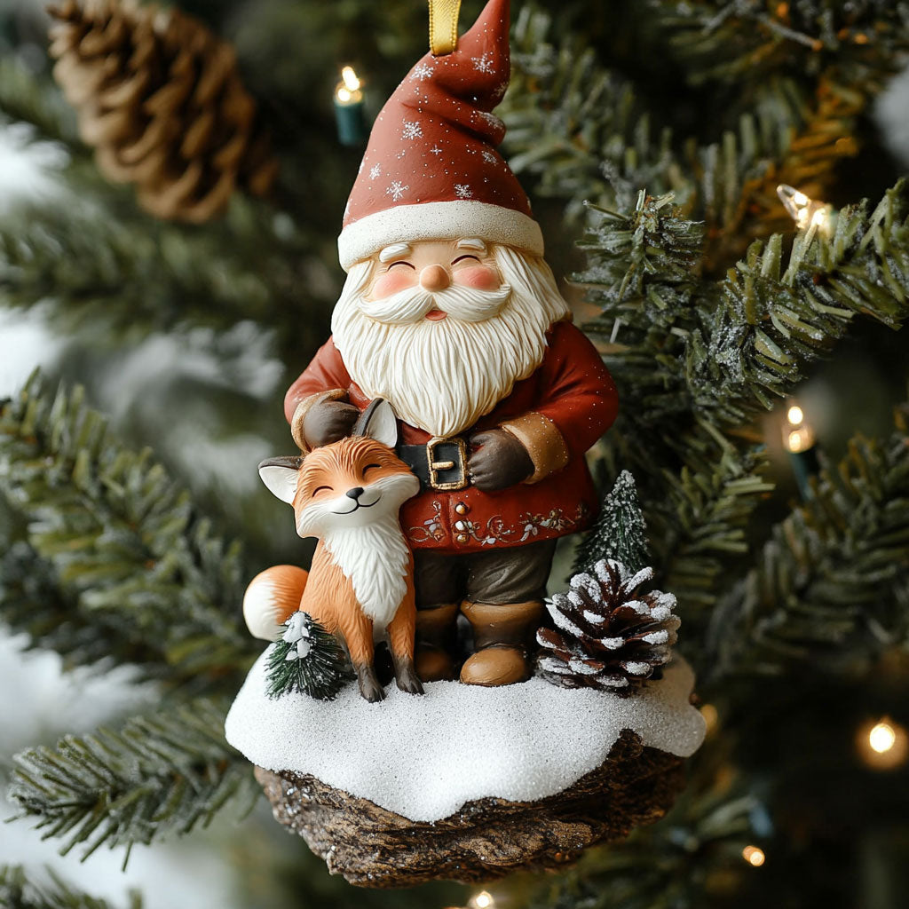 Gnome Santa Friend WJ2711131CL Christmas Ornament