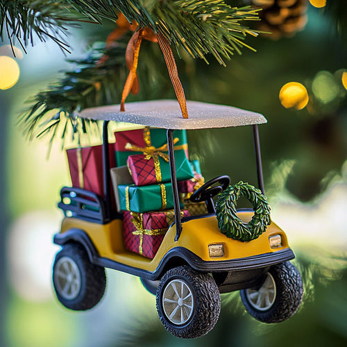 Golf Cart Noel WJ2611080CL Christmas Ornament