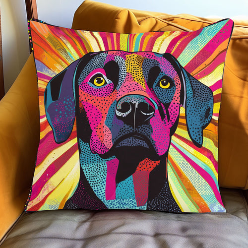 Groovy Dog Vibes WJ0901084CL Quilt Pillow Case