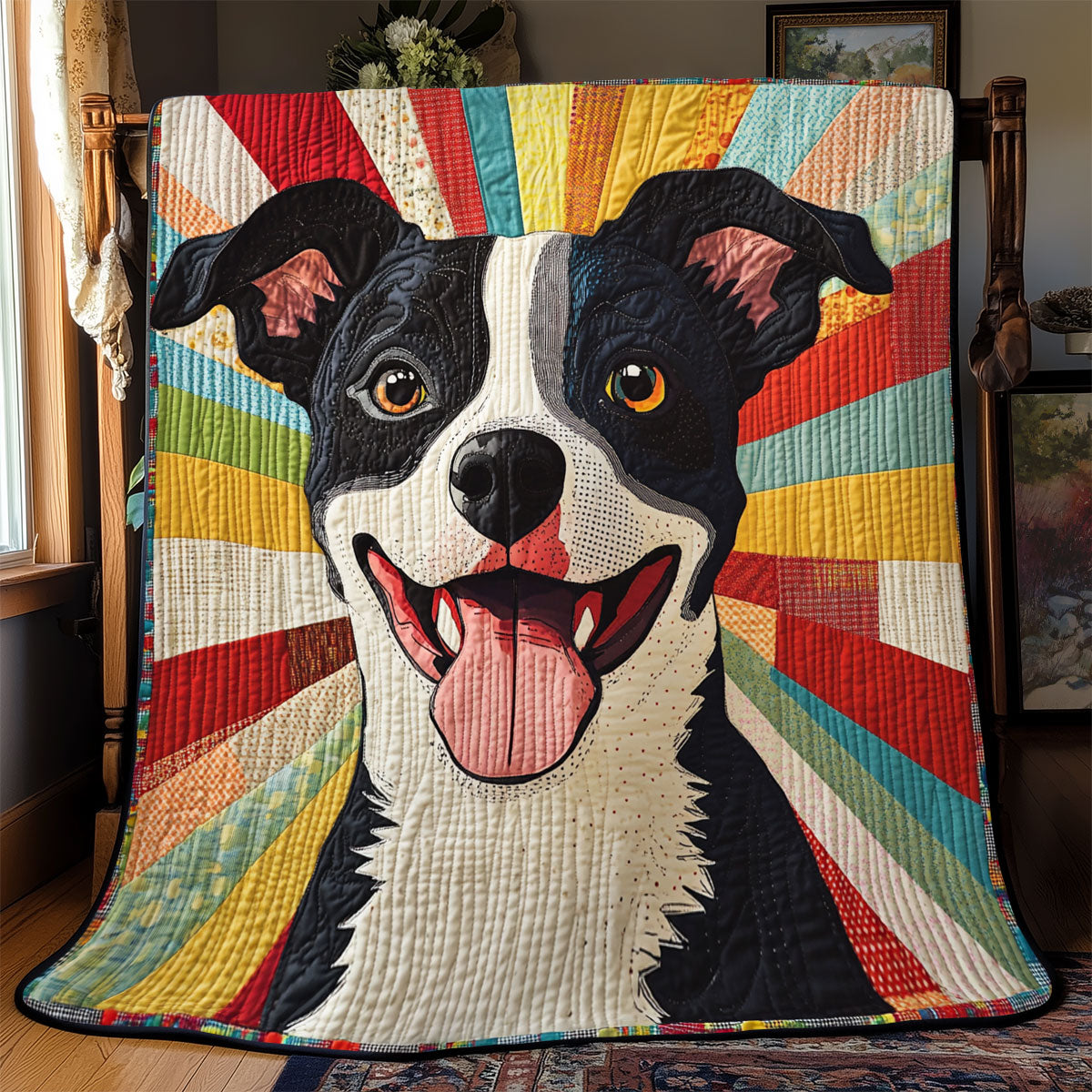 Groovy Pup WJ0901020CL Quilt