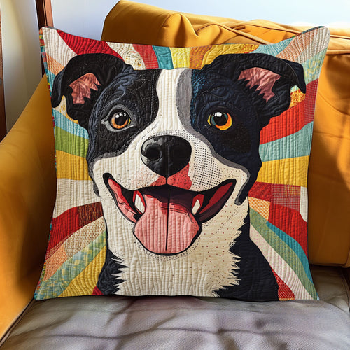 Groovy Pup WJ0901085CL Quilt Pillow Case