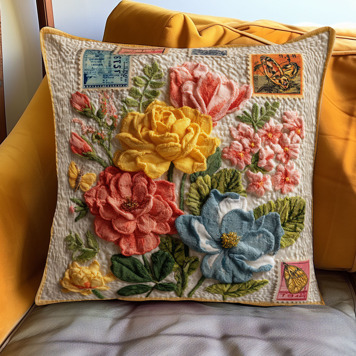 Heirloom Postal Garden WJ1301114CL Quilt Pillow Case