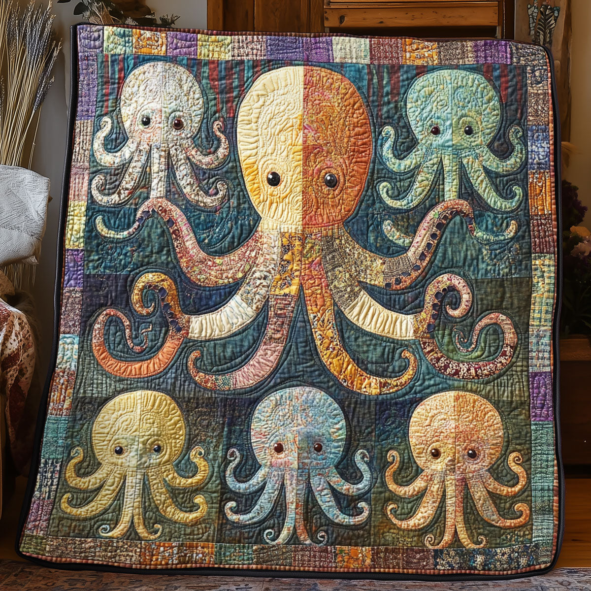 Heritage Octopus WJ0901048CL Quilt