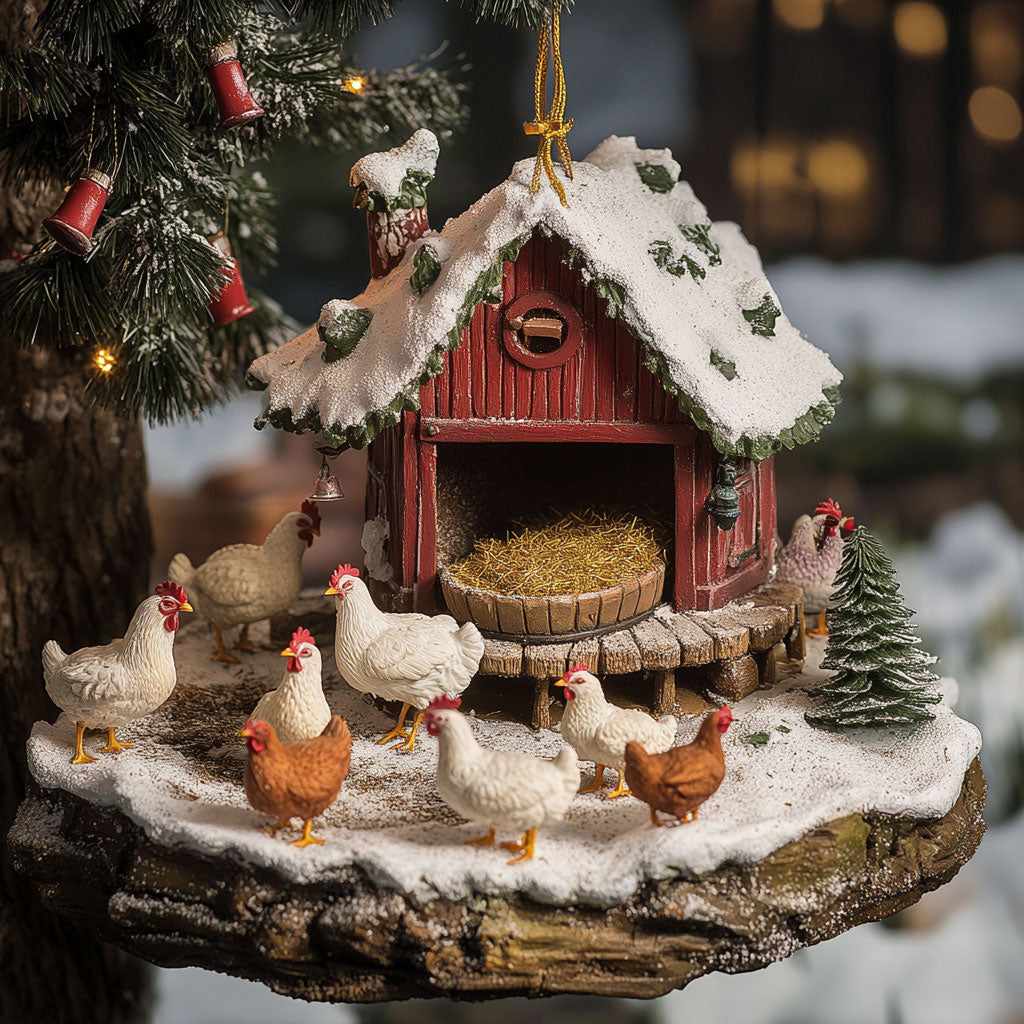 Holiday Roost WJ1612011CL Christmas Ornament