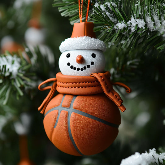 Hoops Snowman WJ2611087CL Christmas Ornament