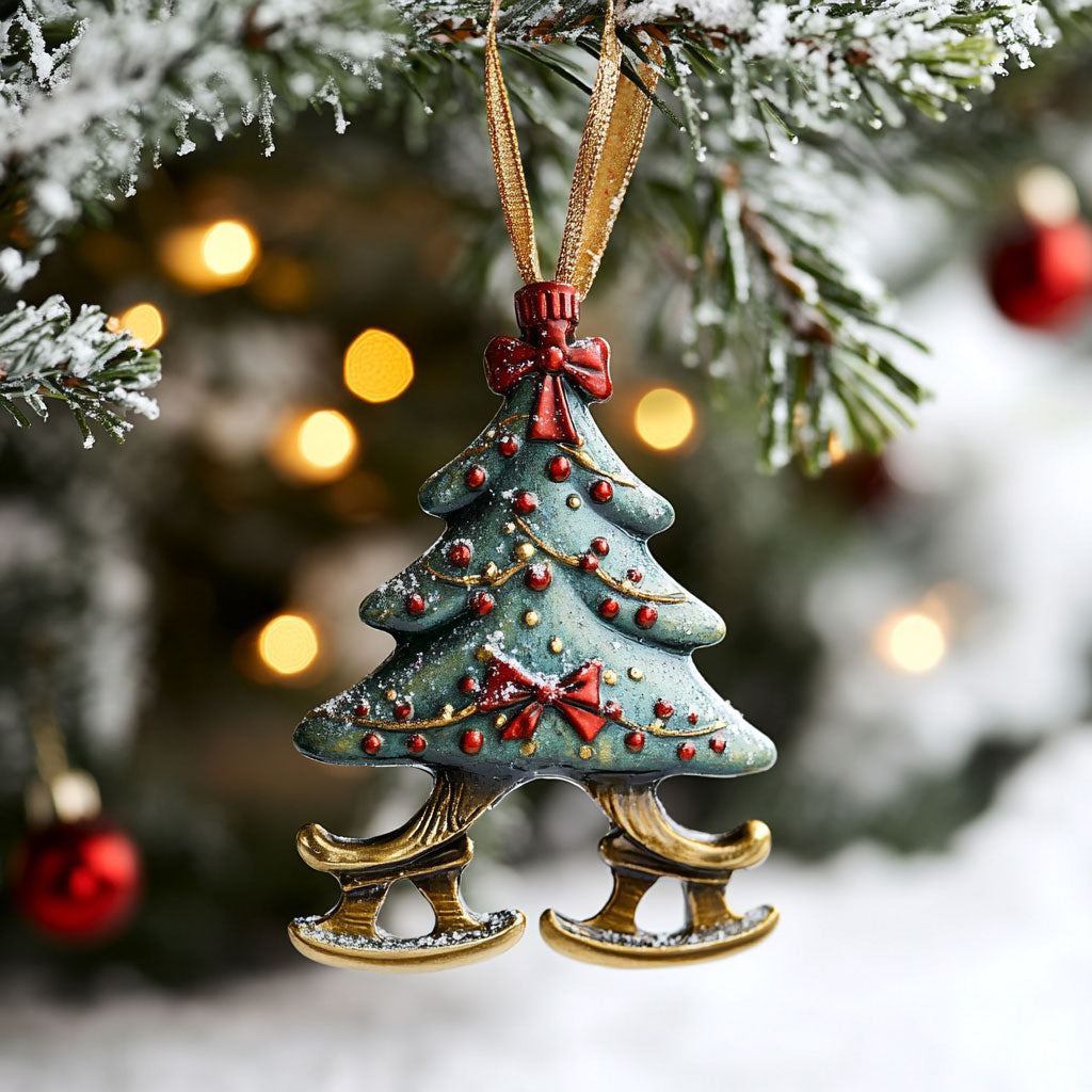 Ice Skate Tree WJ2611088CL Christmas Ornament