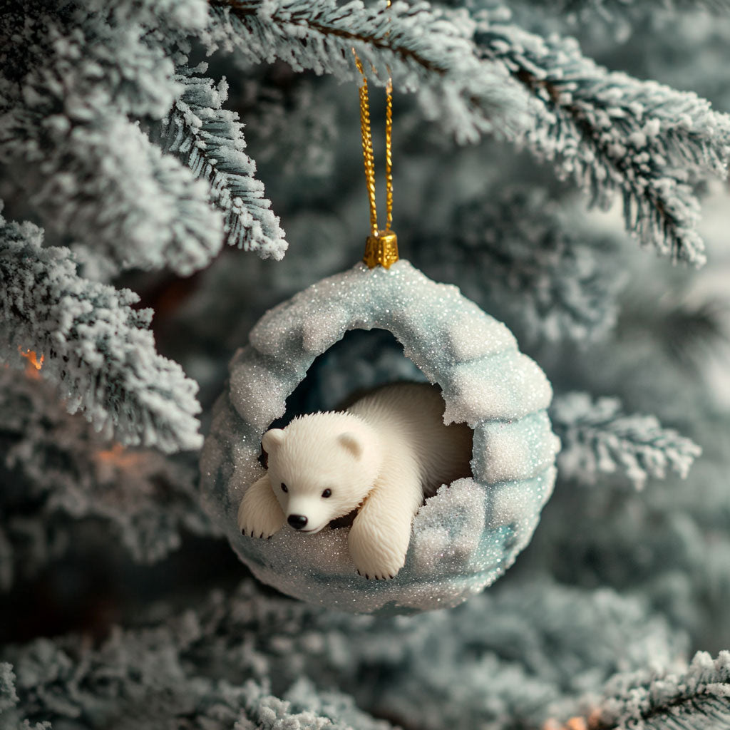 Igloo Polar Bear WJ2711174CL Christmas Ornament