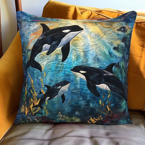 Killer Whale WJ1001103CL Quilt Pillow Case