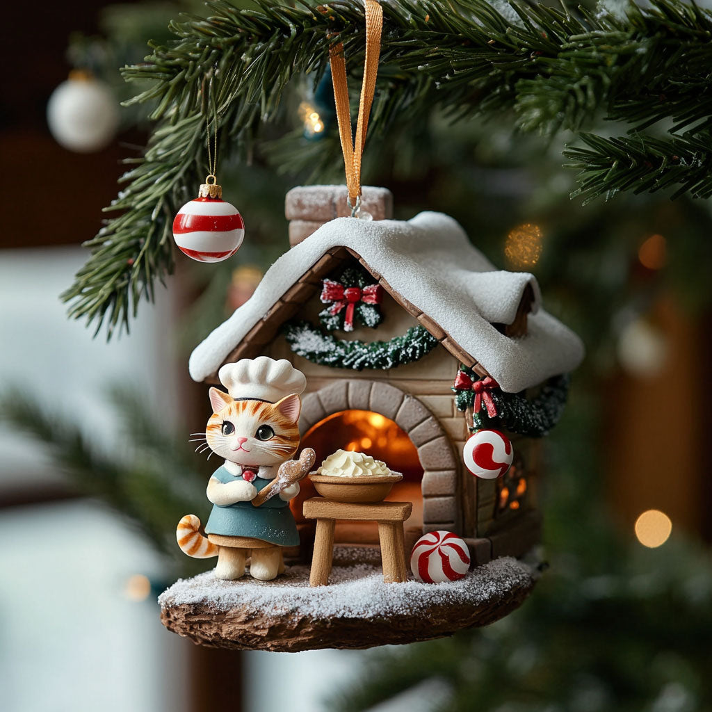 Kitty Cake Shop WJ2511013CL Christmas Ornament