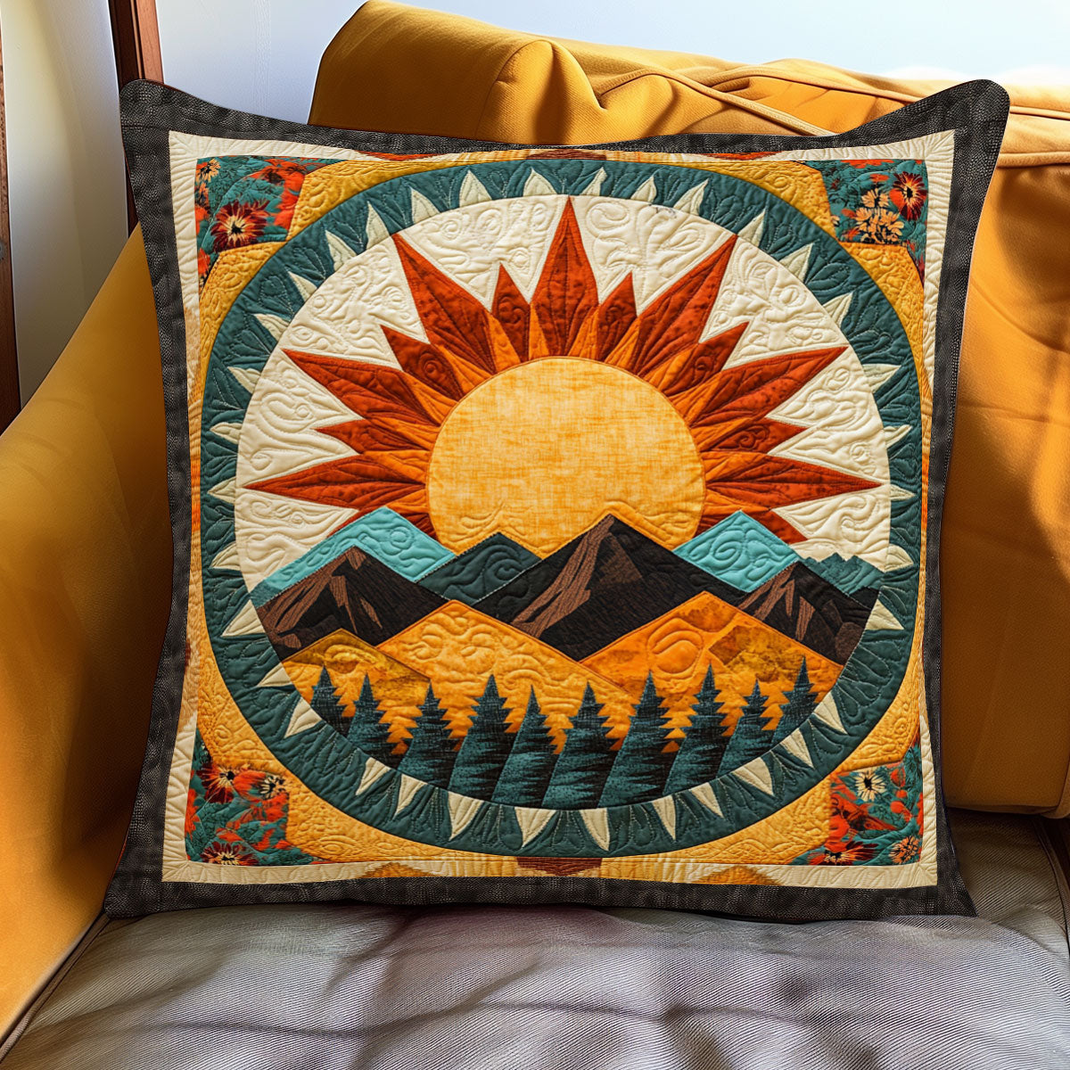Light Of The Plains WJ0801113CL Quilt Pillow Case