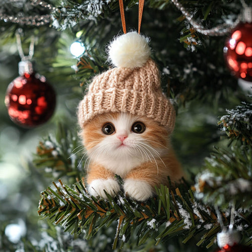 Little Cat WJ1612003CL Christmas Ornament