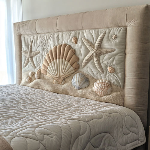 Low Tide Lullaby WJ0601001CL Quilted Headboard Slipcover