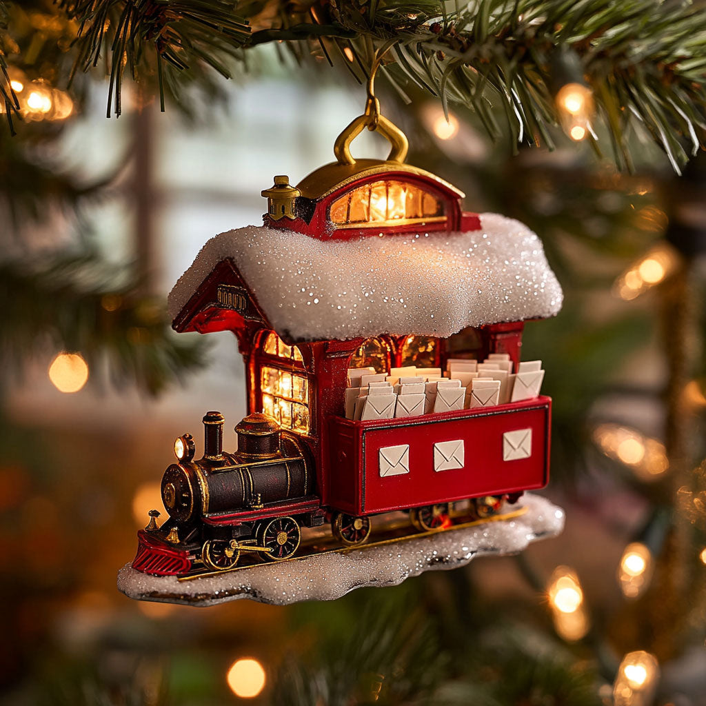 Mail Christmas Train WJ2711156CL Christmas Ornament