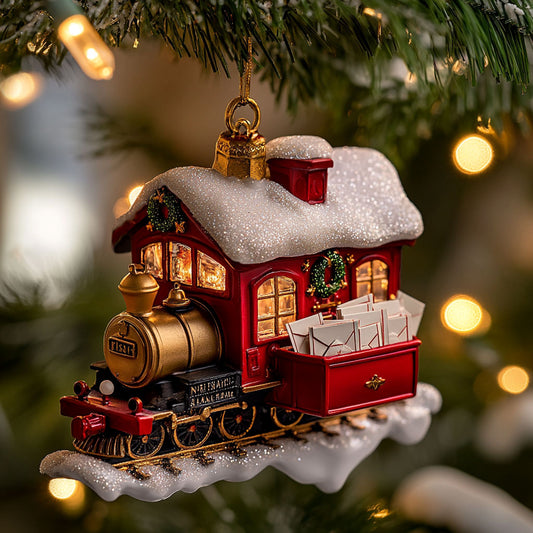 Mail Train WJ2711157CL Christmas Ornament