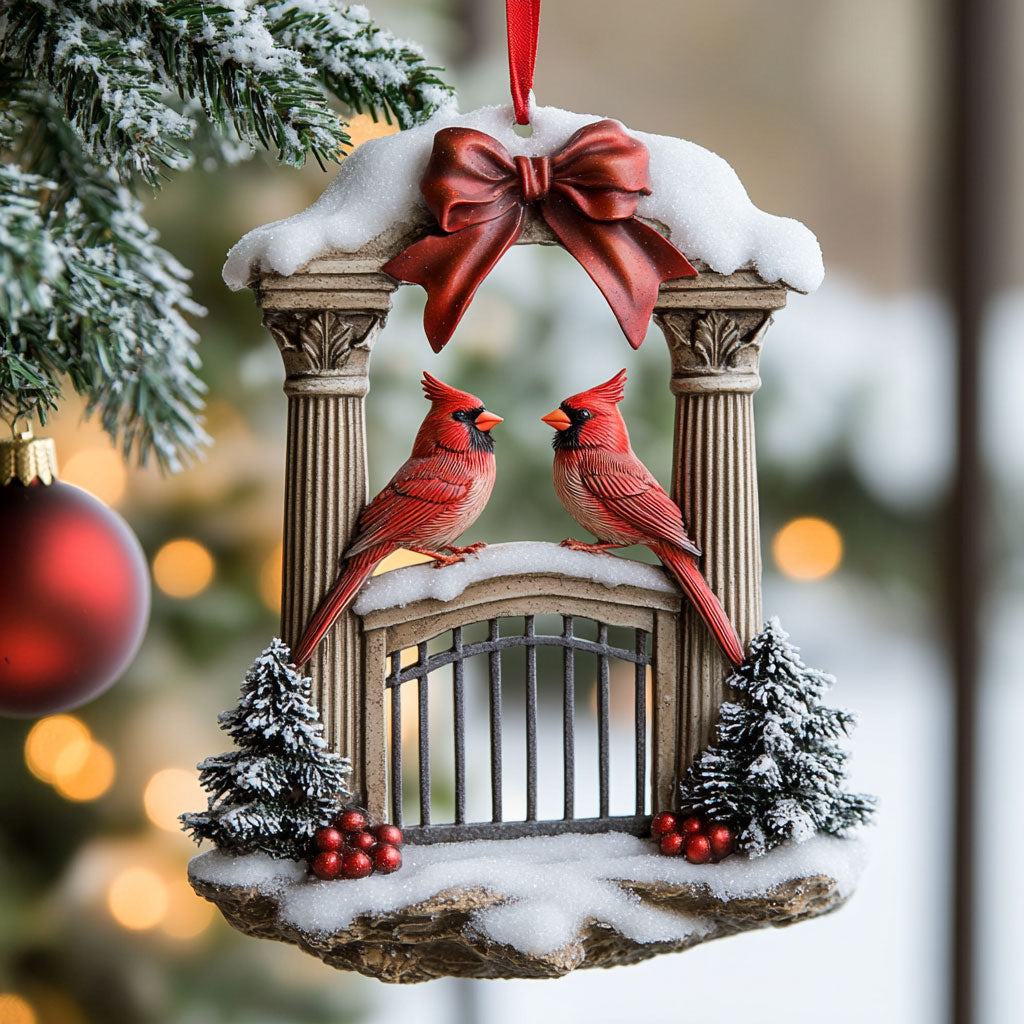 Majestic Gate Cardinals WJ0312326CL Christmas Ornament