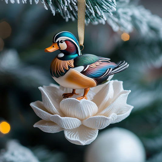 Mallard Duck WJ0312396CL Christmas Ornament