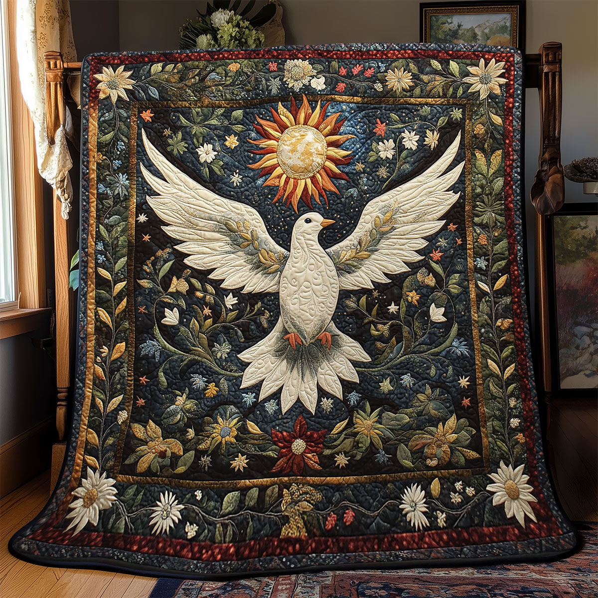 Stellar Peace Dove WJ0702031CL Quilt main image 0