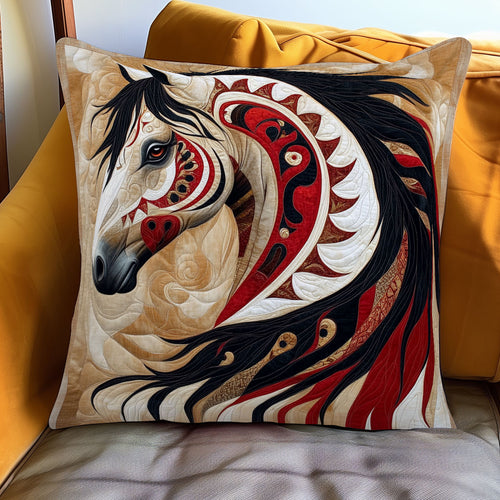 Mystic Plains Steed WJ0801097CL Quilt Pillow Case