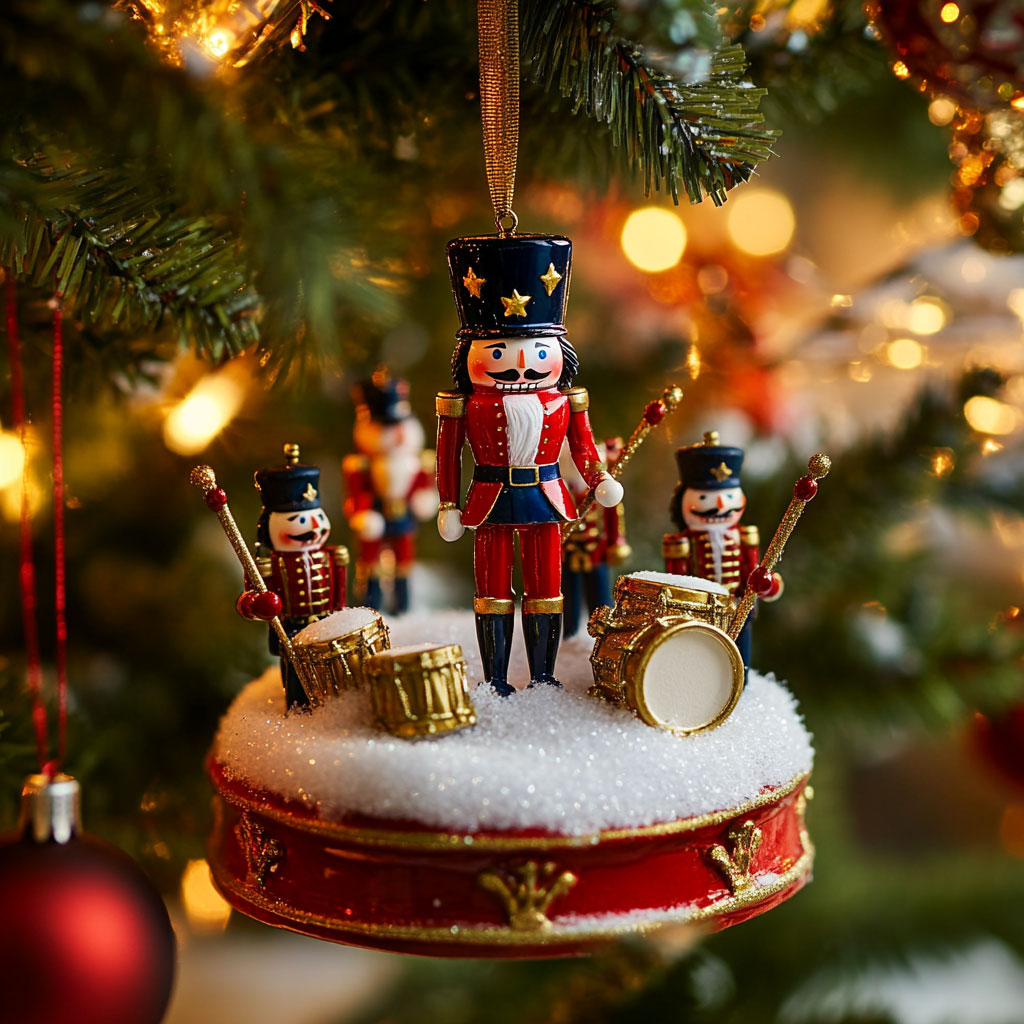 Nutcracker Band WJ2511055CL Christmas Ornament