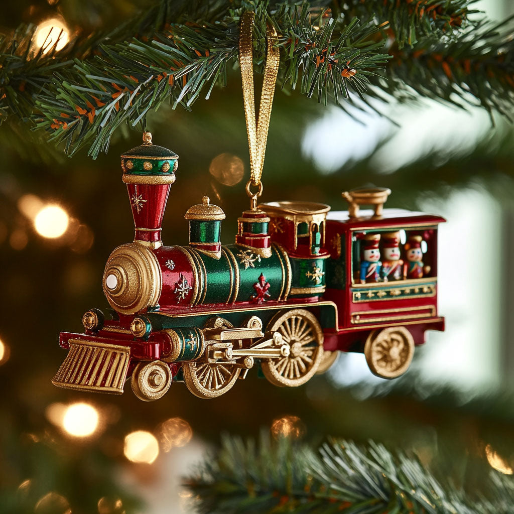 Nutcracker Train WJ2611113CL Christmas Ornament