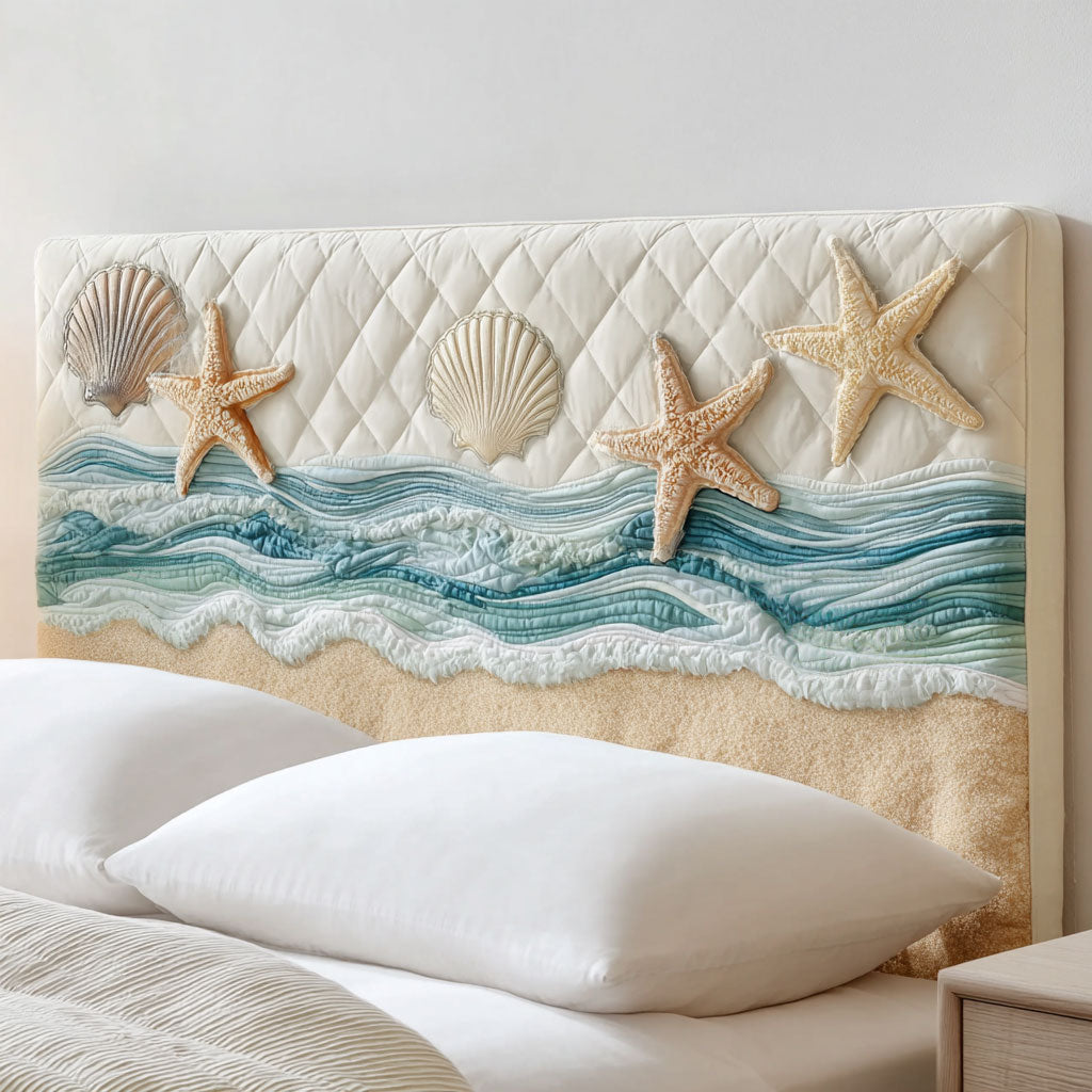 Ocean Star Shore WJ0801001CL Quilted Headboard Slipcover
