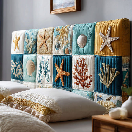 Ocean Treasures WJ0801002CL Quilted Headboard Slipcover
