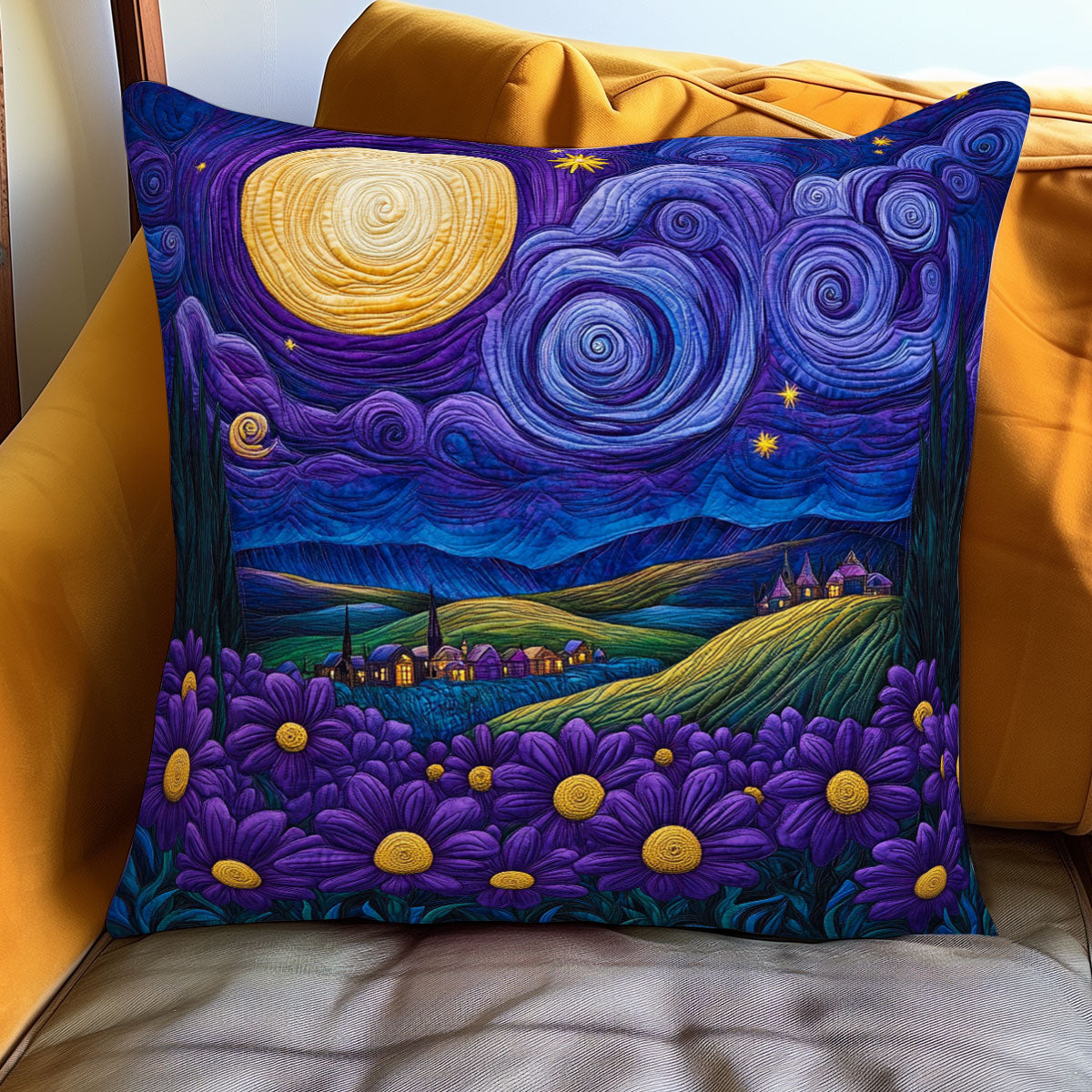 On Purple Sky WJ1001064CL Quilt Pillow Case