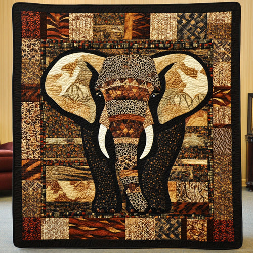 Patchwork Elephant WJ0701046CL Quilt