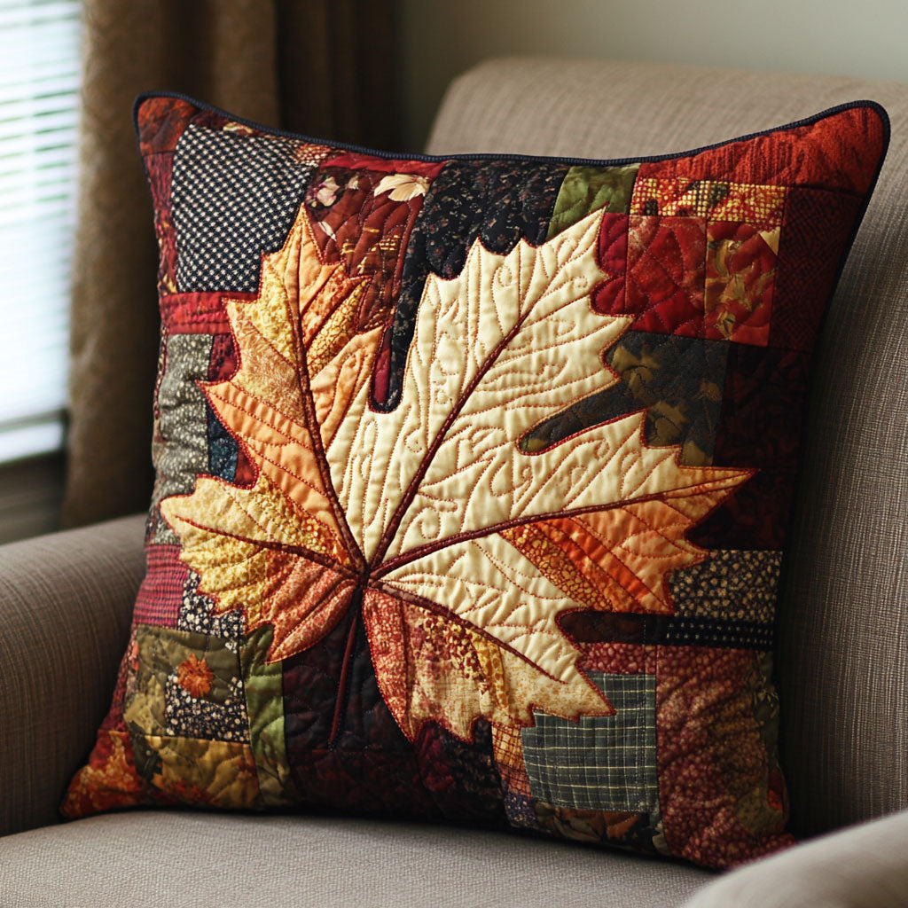 Patchwork In Fall WJ1110054CL Quilt Pillow Case