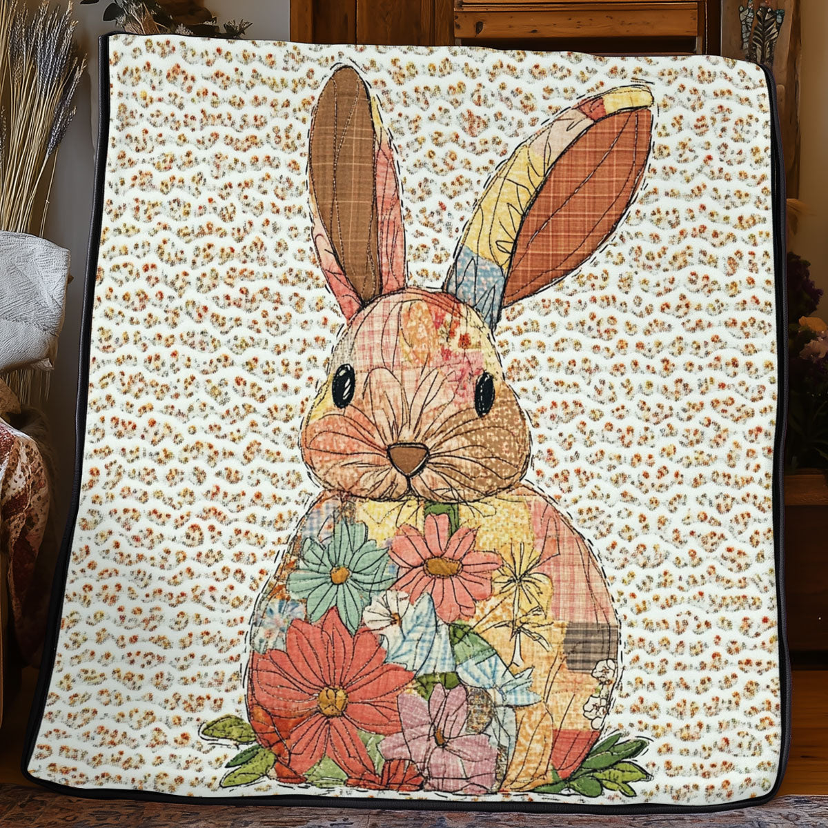 Patchwork Rabbit WJ0601021CL Quilt