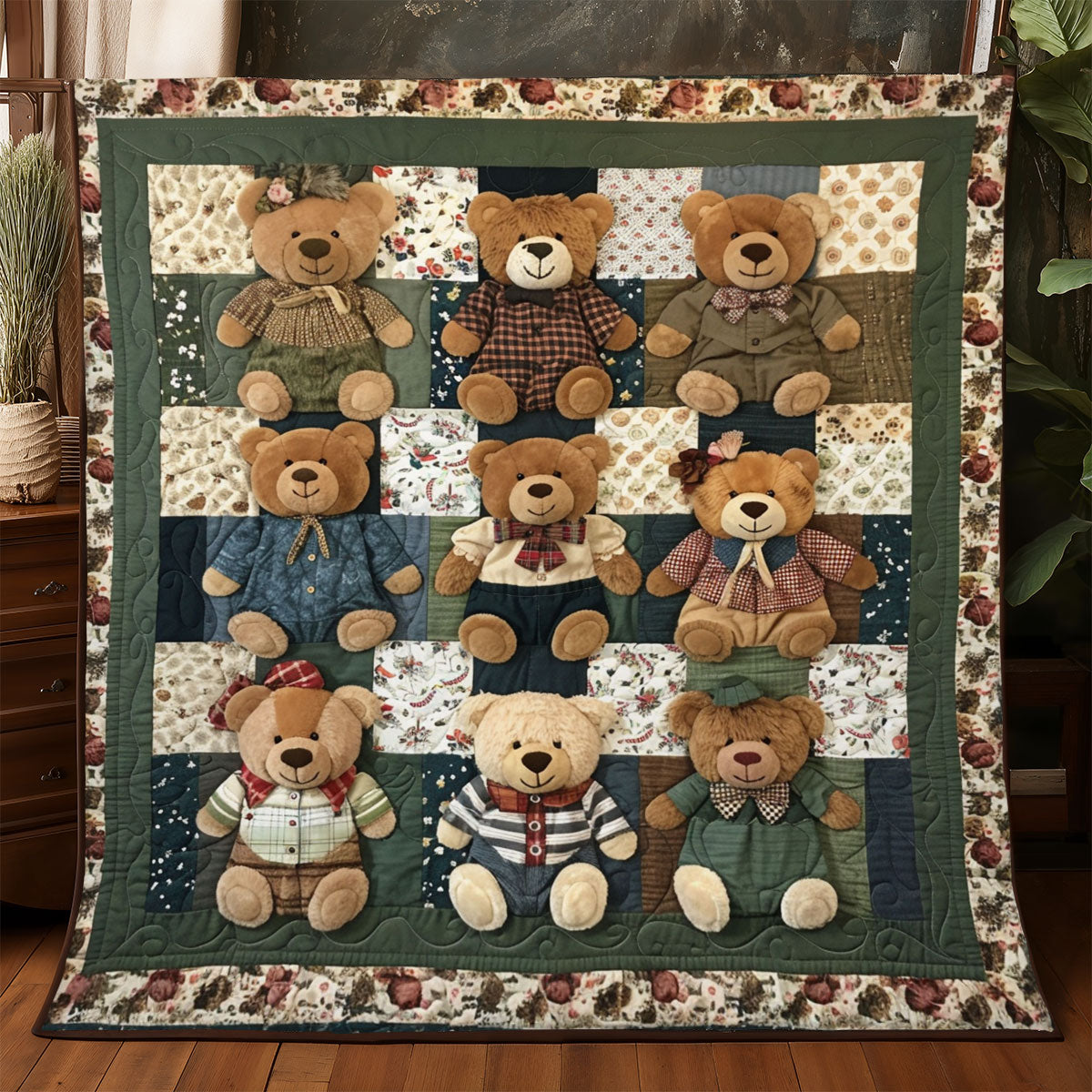Patchwork Snuggles WJ0801012CL Quilt
