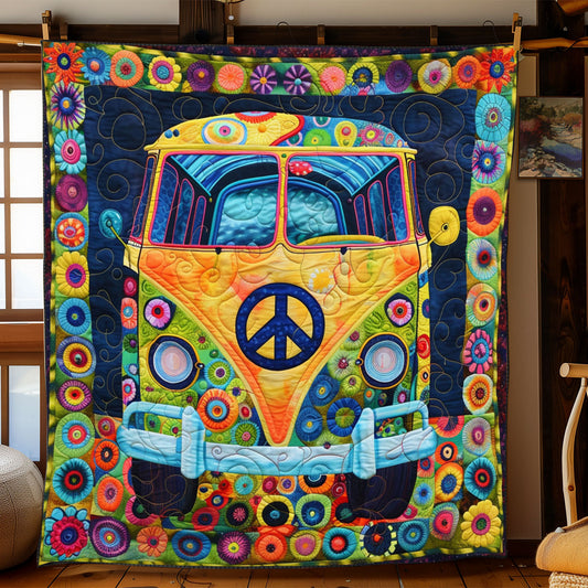 Peace Sign Van WJ1301042CL Quilt