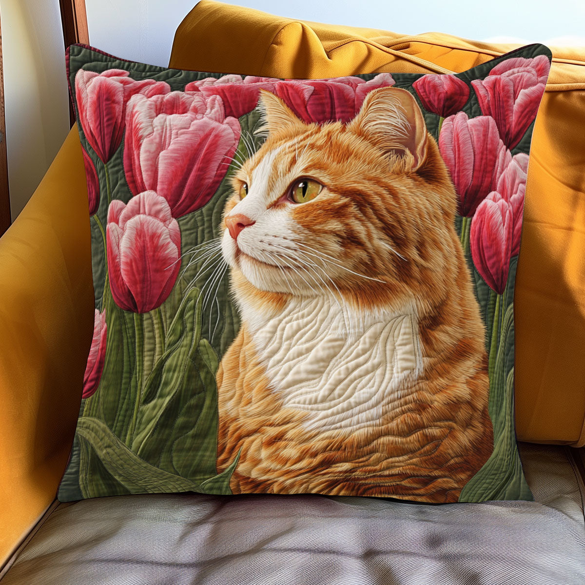 Petals And Paws WJ1001056CL Quilt Pillow Case