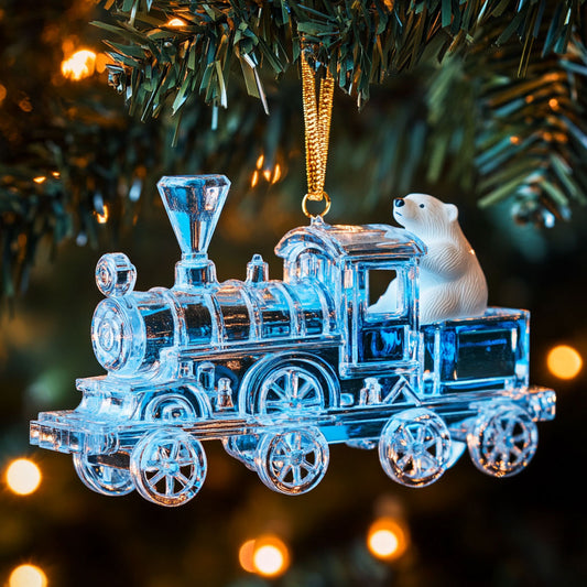 Polar Bear Express WJ2611115CL Christmas Ornament