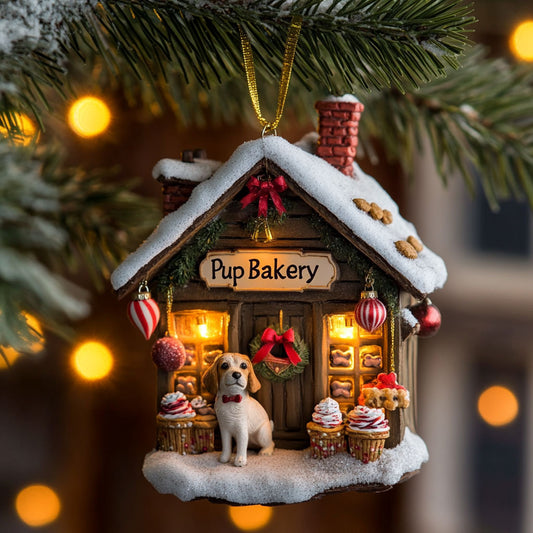 Pup Christmas Bakery WJ2511031CL Christmas Ornament